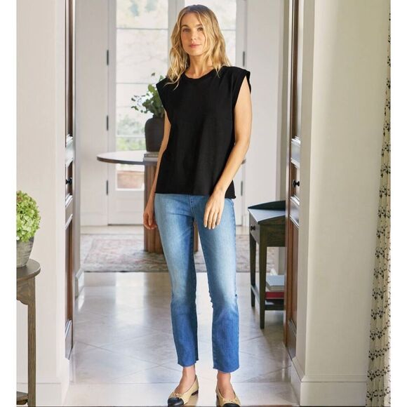 Frank & Eileen Aiden Vintage Muscle Tee in Black Size S - Picture 12 of 12